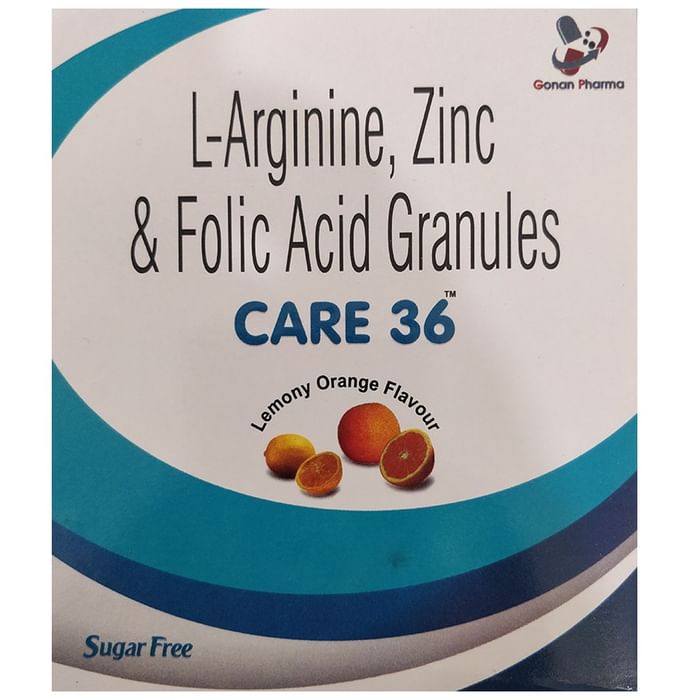 Care 36 Sachet Lemony Orange Sugar Free