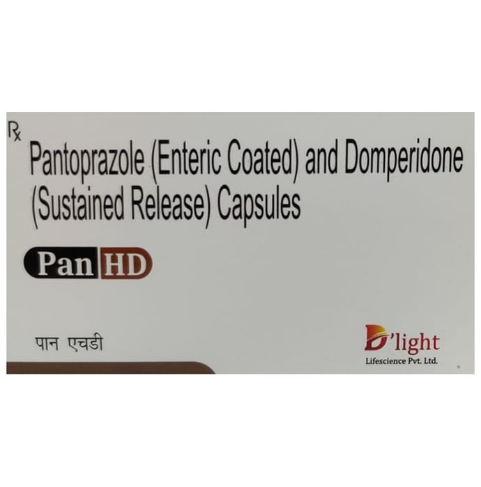 Pan HD Capsule SR – Domperidone (30mg) by D'light Lifescience Pvt Ltd — photo 1 of 2
