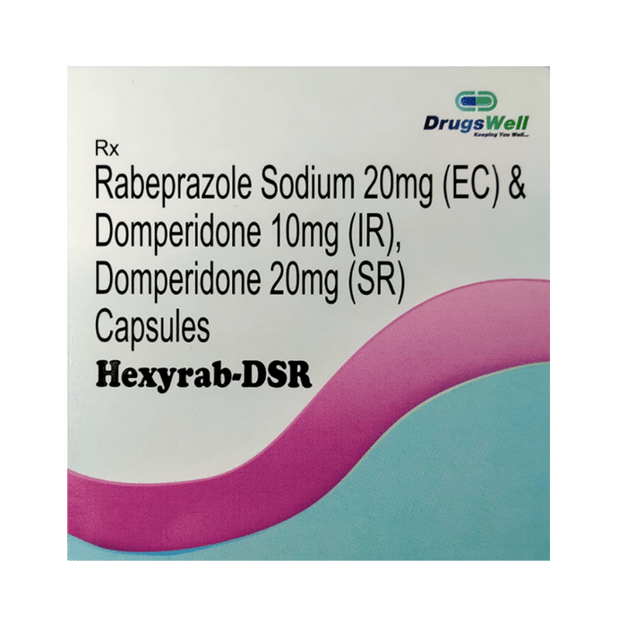 Hexyrab-DSR Capsule – Domperidone (30mg) by Drugswell Pvt Ltd — photo 1 of 3