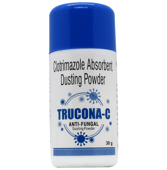 Trucona-C Dusting Powder – Clotrimazole (1% w/w) by Nanz Med Science Pharma Ltd — photo 1 of 2