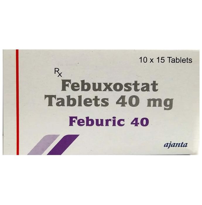 Feburic 40 Tablet – Febuxostat (40mg) 40 mg by Ajanta Pharma Ltd — photo 1 of 2