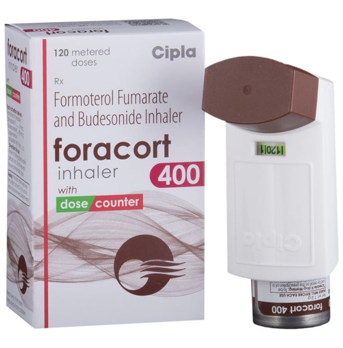 Foracort Inhaler 400 – Formoterol (6mcg) 400 mg by Cipla Ltd — photo 1 of 9