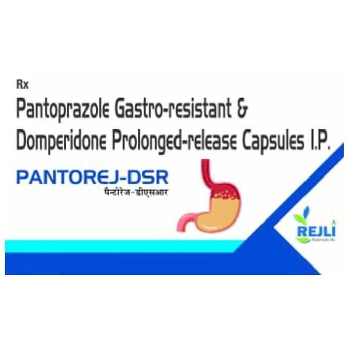 Pantorej-DSR Capsule – Domperidone (30mg) by Rejli Healthcare Pvt Ltd — photo 1 of 2