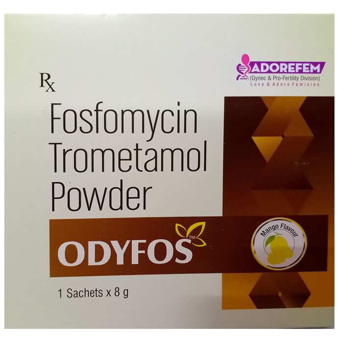 Odyfos Powder Mango – Fosfomycin (3gm) by Cheminnova Life Sciences — photo 1 of 2