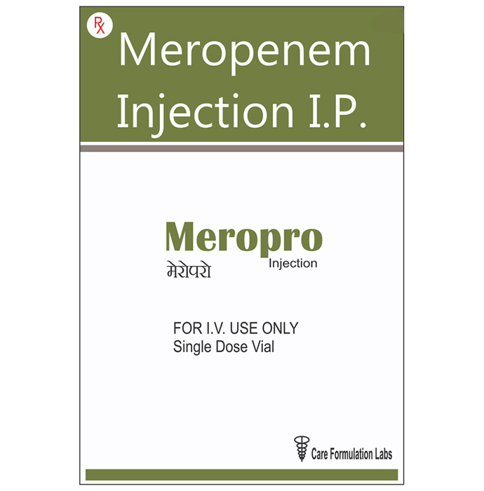 Meropro 500mg Injection