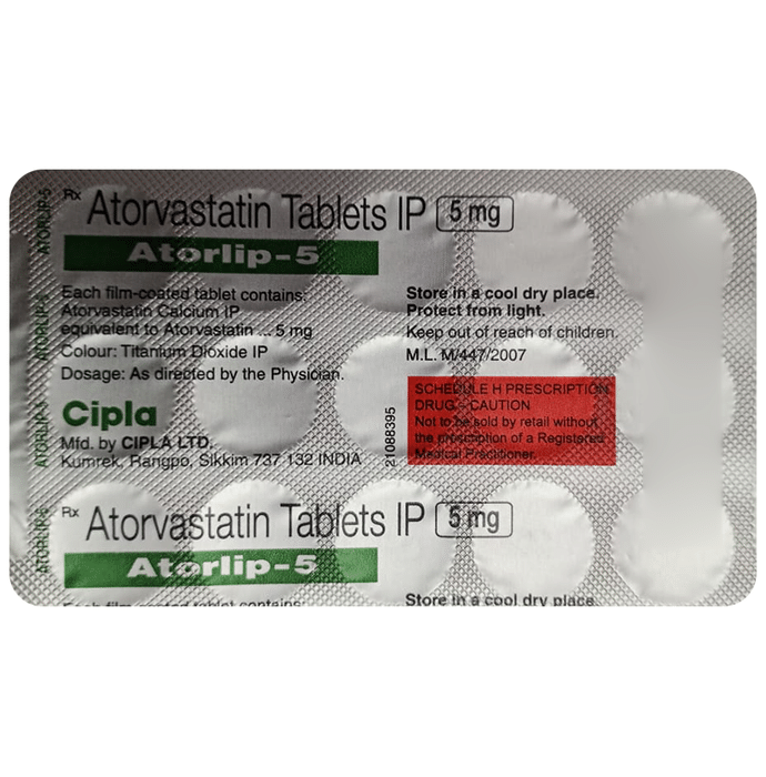 Atorlip 5 Tablet