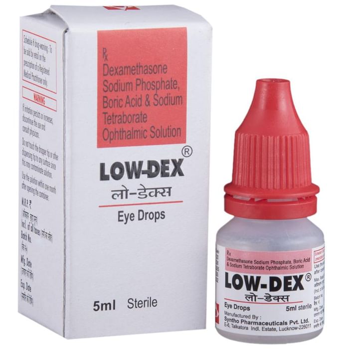 Low-Dex Eye Drops