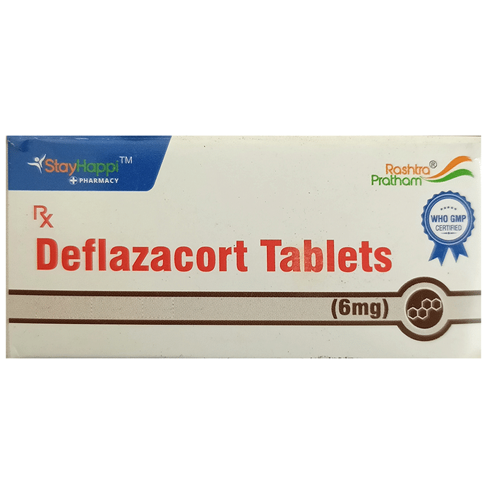 StayHappi Deflazacort 6mg Tablet