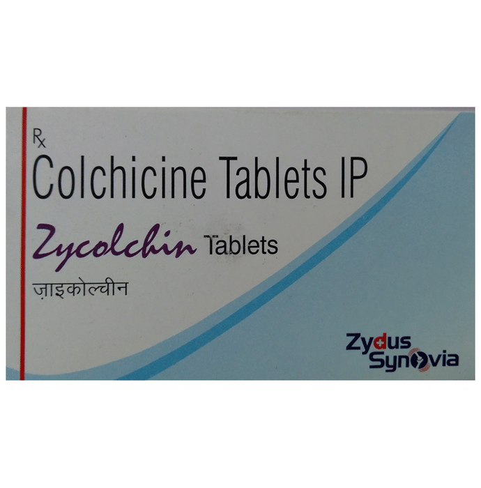 Zycolchin Tablet – Colchicine (0.5mg) by Zydus Cadila — photo 1 of 4
