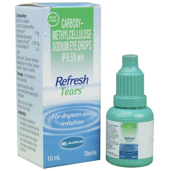 Refresh Tears Eye Drop – Carboxymethylcellulose (0.5% w/v) by Allergan India Pvt Ltd — photo 1 of 5