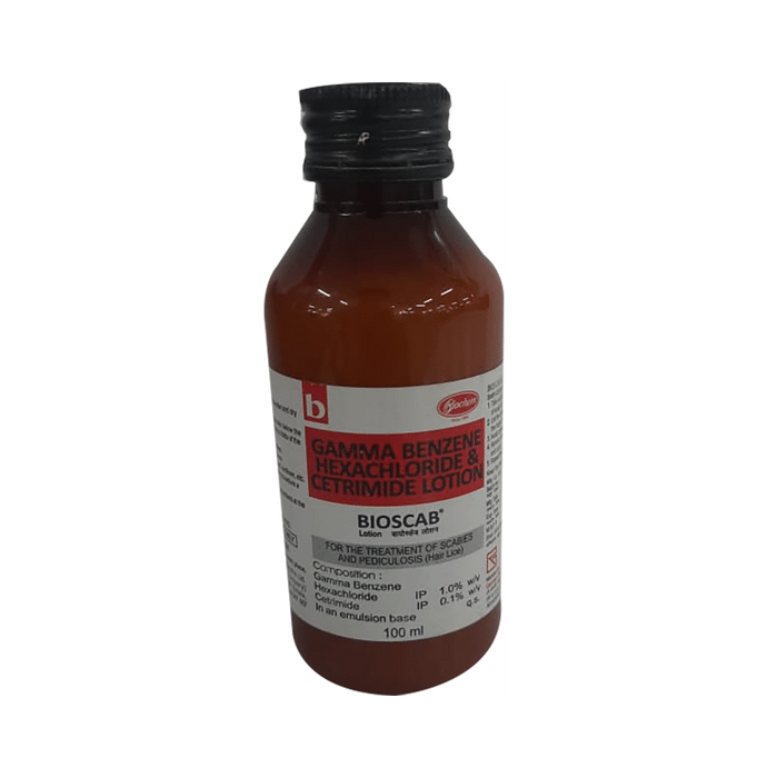 Bioscab Lotion – Lindane (1% w/v) by Biochem Pharmaceutical Industries — photo 1 of 2