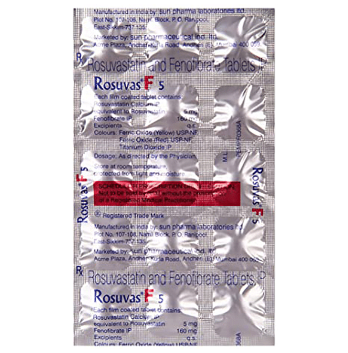 Rosuvas F 5 Tablet